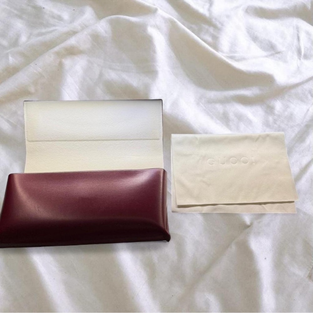 Gucci Deep Red Sunglasses Case